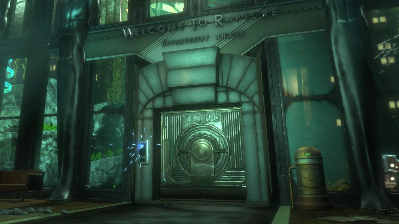 Atlantin pohjaan pystytetystä Rapturen kaupungista piti tulla BioShock-maailman nerojen ja rikkaiden vapaa utopia. Toisin kävi. Kuva: 2K Games